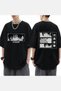 Anime Jujutsu Kaisen Toji Eyes Front and Back Printed Unisex Oversize T-Shirt