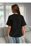 100% Cotton Oversize Fit Women's T-Shirt Stylish Casual Organic T-Shirt - 2