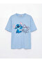 New Season Blue Printed Girls' T-Shirt from Güli̇s Gi̇yi̇m