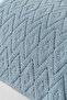 50X90 cm Set of 6 Hand and Face Towels Soft Textured Embossed Pattern Absorbent - 7