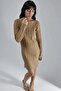 My Fashion Ribbed Turtleneck Mini Knitted Dress - 2