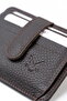 Unisex Leather Card Holder Ares Bl2003 Bitter Brown - 4