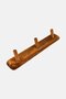 Wooden Wall Hooks for Hanging Coat, Tan - 2