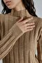 My Fashion Ribbed Turtleneck Mini Knitted Dress - 7