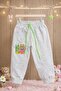 Thick Winter Patterned Lace-Up Girls' Sweatpants - 3