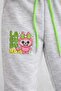 Thick Winter Patterned Lace-Up Girls' Sweatpants - 4