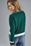 My Fashion Crew Neck Stripe Detailed Knitwear Sweater - 3