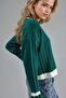 My Fashion Crew Neck Stripe Detailed Knitwear Sweater - 2