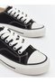 Black Lace-Up Girl's Sports Shoes - 3