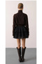 Women's Clothing New Season Lace Detailed Belted Mini Skirt - - L