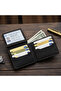 Genuine Leather Men's Wallet – Stylish Wallet with Multiple Card Slots and Id Window, Perfect for Gifting - 4