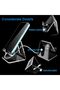 Acrylic phone stand, portable transparent desktop phone stand, for iPhone 16/15/14/13 Pro Max/Mini/12/11 Plus/SE, Switch, Android smartphones, tablets - 2