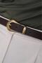 Buckle End Suit Pants Belt Jeans Belt Coat Belt Dress Belt Shirt Belt - 4