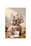 Ramadan Themed Wrapping Paper, Iftar Gift Wrapping Paper, White Background, 18 G/M - 30X45 Cm, 12 Pieces - 3