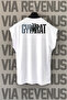 Gym Rat Back Printed Zero Sleeve 100% Cotton Sports Tshirt