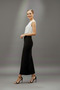 Black High Waist Pencil Skirt Long - 6