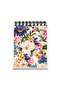 Orange and Green Retro Floral Bohemian Design 3-Pack A6 Notepad - 4