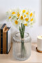 Artificial Wild 24-Piece Cyclamen Flower Bunch 40 cm White - 2
