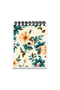 Orange and Green Retro Floral Bohemian Design 3-Pack A6 Notepad - 2