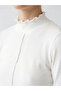 Lcw Modest Ecru Ruffled Mock Neck Women's Bodysuit - 3
