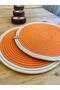 Presentation Plate Mat Jute Placemat American Service Set of 2 - 3