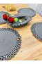 Wicker Jute Presentation Plate Mat Supla American Serving Tray and Basket 5 Pieces - 4