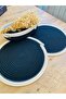 Presentation Plate Mat Jute Placemat American Serving and Basket Set 3 Pieces - 3