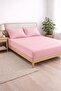 Solid Color Patterned Fitted Sheet