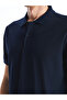 Esvab • Modern & Distinctive Devrik Roba Collar Short Sleeve Pique Men's T-Shirt - 3