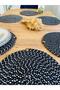 Wicker Jute Presentation Plate Mat Supla American Service Set 6 Pieces - 4