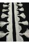 White Tasseled Fringed Edge Curtain Ribbon - 2