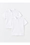 Timeless Clothing & Timeless Choices Devrik Roba Collar Plain Short Sleeve Girls' T-Shirt 2-Pack - 2
