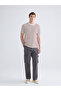 Esvab • Modern & Distinctive Zero Roba Collar Striped Combed Cotton Men's T-Shirt - 2