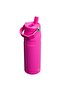 The Iceflow Bottle Flip Straw Thermos with Straw 2.0 0.7 L - (24 oz) Violet Blossom - 2