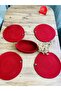 Jute Straw Presentation Plate Mat, American Serving Tray and Basket, 5 Pieces - 2