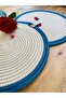 Presentation Plate Mat Jute Placemat American Service Set of 2 - 3