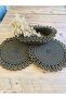 Presentation Plate Mat Jute Placemat American Serving and Basket Set 3 Pieces