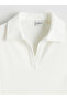 Rmz Gi̇yi̇m Farkiyla Devrik Roba Collar Girl's T-Shirt - 2