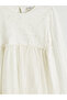 Esvab • Modern & Distinctive Zero Roba Collar Sparkling Girls' Dress - 3