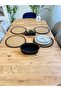 Presentation Plate Mat Jute Placemat American Serving and Basket Set 5 Pieces