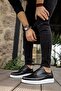 Mn003 - Dbt Classica Pelle Di Cuoio Men's Shoes Black - 3