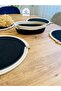 Presentation Plate Mat Jute Placemat American Serving and Basket Set 5 Pieces - 4