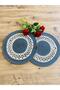 Presentation Plate Mat Jute Placemat American Service Set of 2 - 2