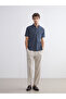 Esvab • Modern & Distinctive Devrik Roba Collar Striped Men's T-Shirt - 2