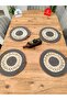 Wicker Jute Presentation Plate Mat Supla American Service Set of 4 - 4