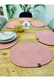 Wicker Jute Presentation Plate Mat American Service Oval Supla Set of 6 - 5