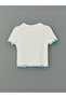 Esvab • Modern & Distinctive Zero Roba Collar Girls' Crop T-Shirt - 3