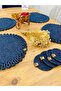 Presentation Plate Mat Jute Coaster American Serving and Cup Mat 8 Pieces - 4