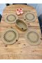 Wicker Jute Presentation Plate Mat Supla American Serving Tray and Basket 5 Pieces - 2