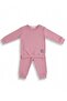 Baby Girl Cotton Ribbed Tracksuit Set - 5